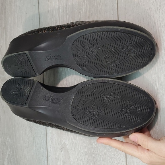 Alegria Women EMM-548 Leather Mary Jane Clogs Comfort shoes sz 42/11.5-12 - Picture 11 of 13